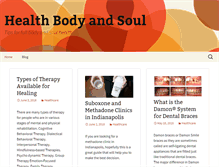 Tablet Screenshot of healthbodyandsoul.com